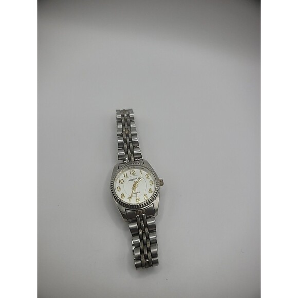 Vintage Watch-it Womens Wristwatch Watch Silver Tone Analog Jewelry - Picture 1 of 13